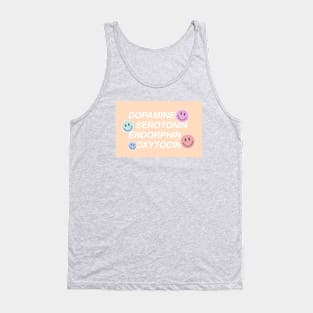 Happy brain chemicals smileys Tank Top